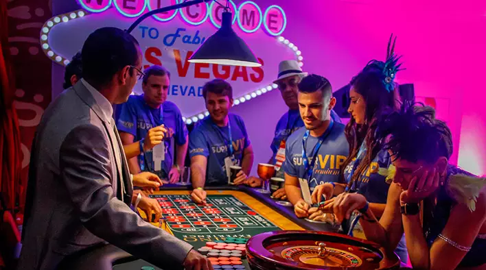 Quanto custa organizar uma festa de cassino