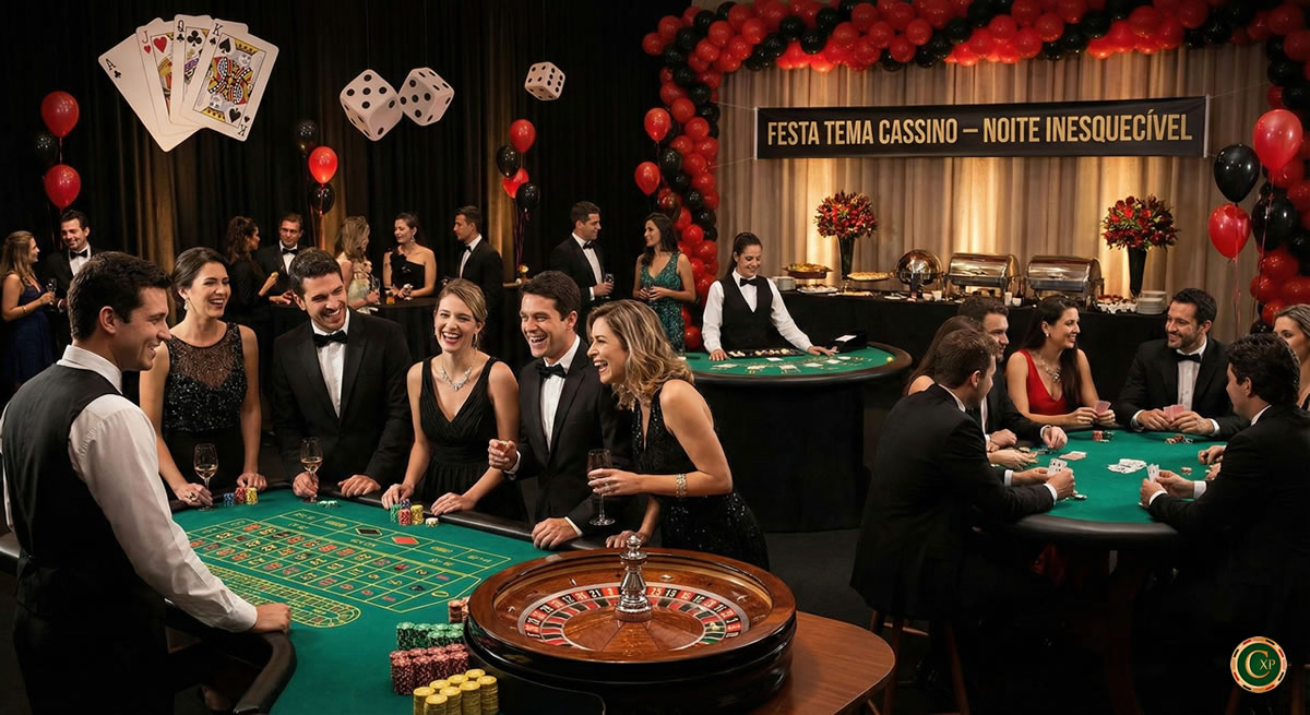 Festa Tema Cassino com Jogos