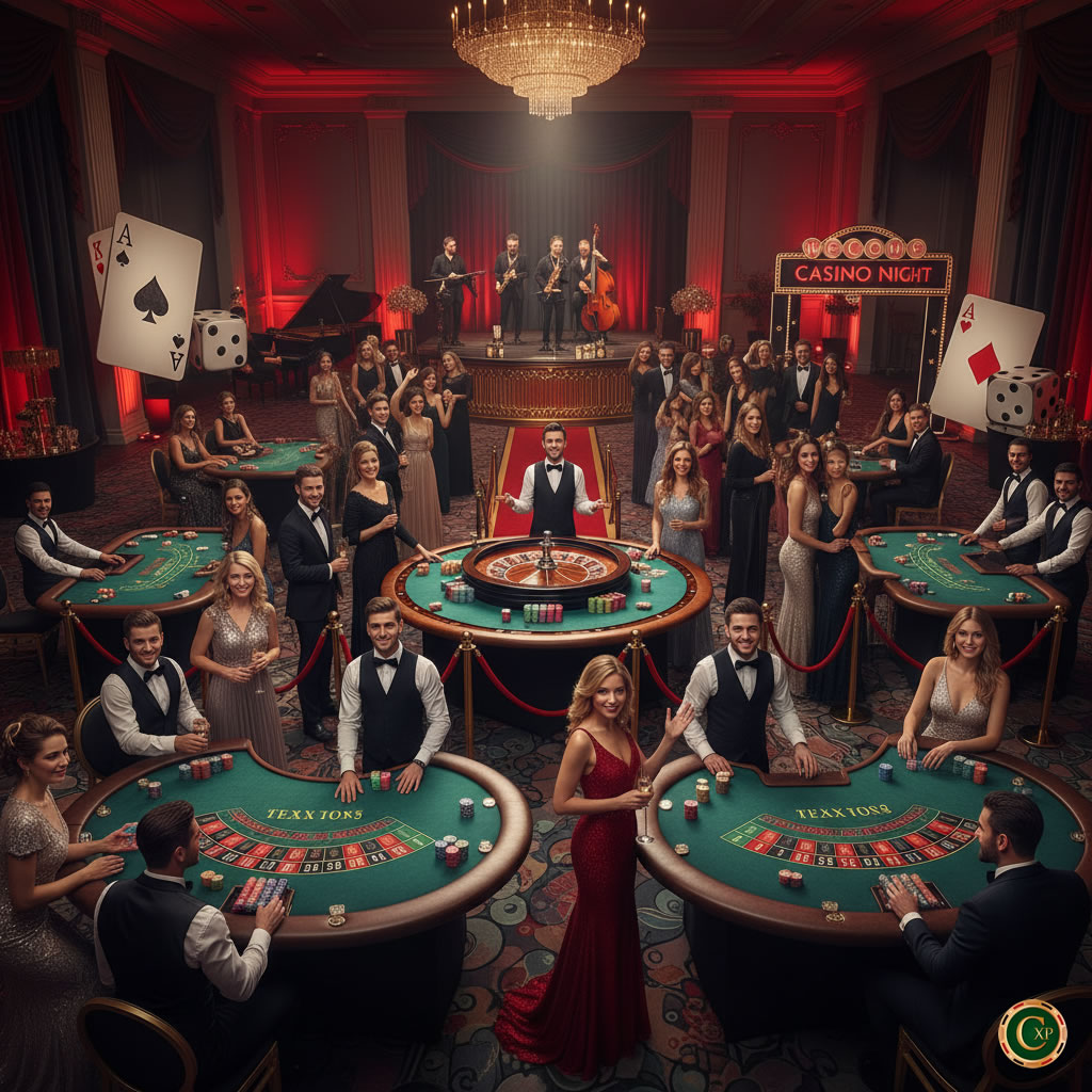 Por que escolher o tema Cassino para sua festa ou evento corporativo